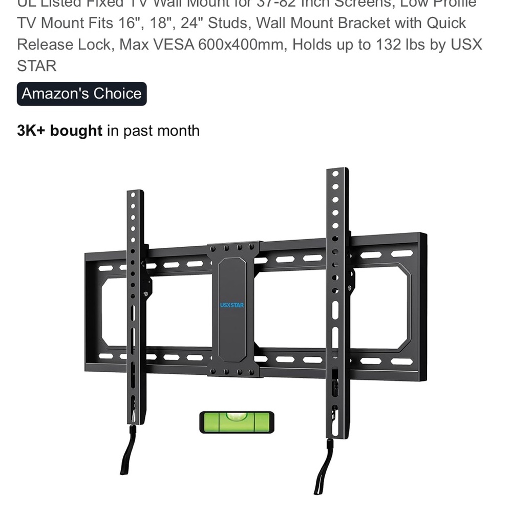 USX STAR TV Wall Mount Bracket